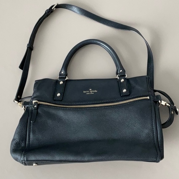 kate spade Handbags - Kate Spade Black Leather Satchel